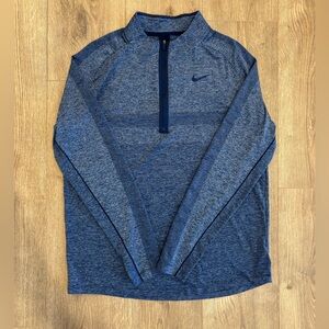 Nike Golf Dri-Fit Statement 1/4 Zip Pullover Blue